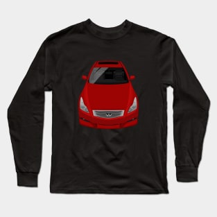 G37 Coupe 4th gen 2010-2015 - Red Long Sleeve T-Shirt